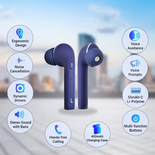 pTron Bassbuds Lite in-Ear True Wireless Bluetooth